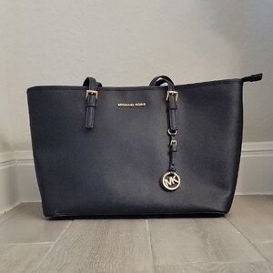 Michael Kors Black Saffiano Leather Tote